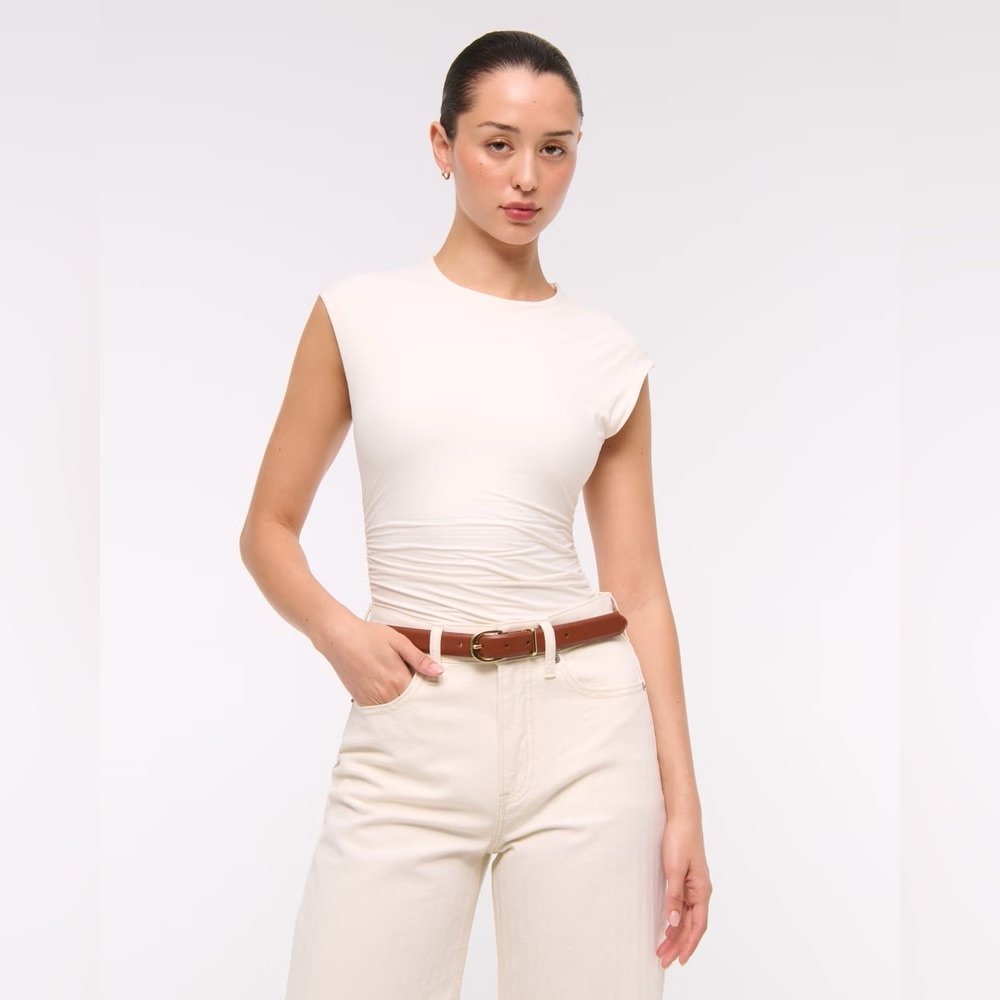 A&F White Bodysuit - Size S